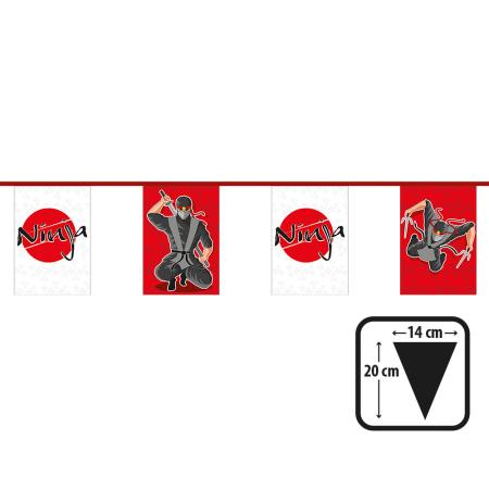 Ninja Wimpelkette (€1,20/Meter)